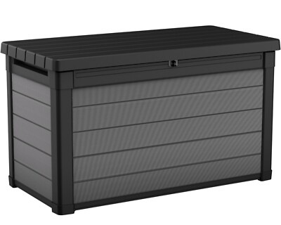 Keter Kissenbox Premier Box 380L Sitztruhe XXL Gartenbox Auflagenbox