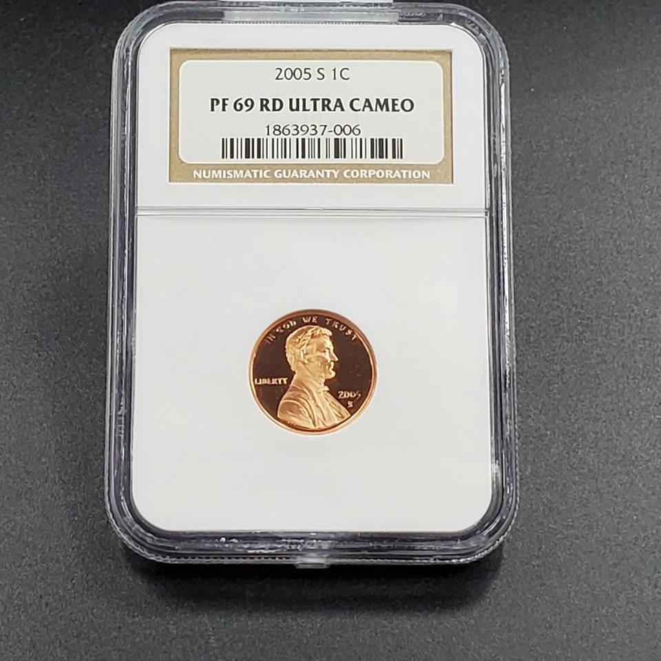 2005 S Complete 11 Coin Proof Set NGC Graded PF69 UCAM Brown Label WOW! Clad - Image 2 of 4