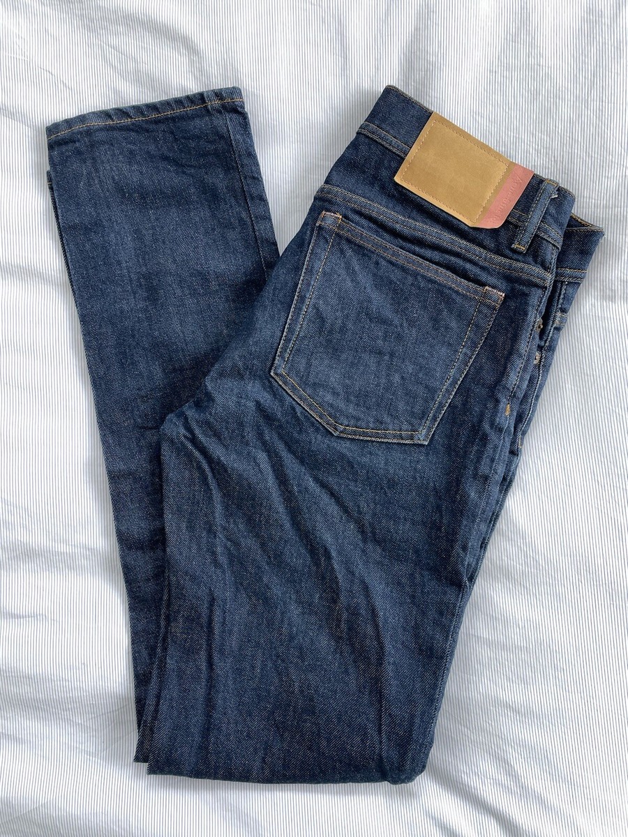 Acne Studios Mens 33x32 Bla Konst North Indigo Denim Jeans Unisex
