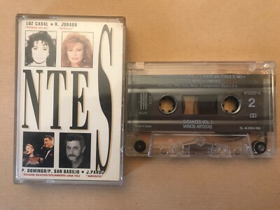 GIGANTES CINTA CASSETTE TAPE LUZ CASAL ROCIO JURADO JUAN PARDO RAPHAEL ESCANDALO