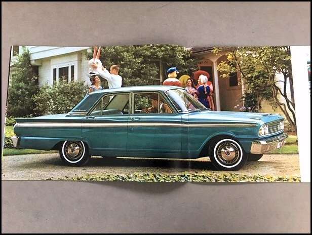 1963 Ford Fairlane and 500 Vintage Original Car Sales Brochure Catalog Foto 4 de 4