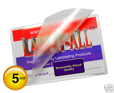 200/pack LAM-IT-ALL Hot Laminating Pouches good for 5x7 Photos 5 Mil 5.25 x 7.25