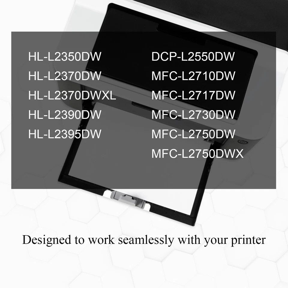 10 Pack - TN760 Toner for Brother MFC-L2750DW HL-L2395DW DCP-L2550DW HL-L2370DW  - Image 2 of 4