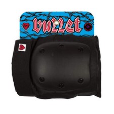 Bullet Black Adult Skateboarding Protective Knee Pads