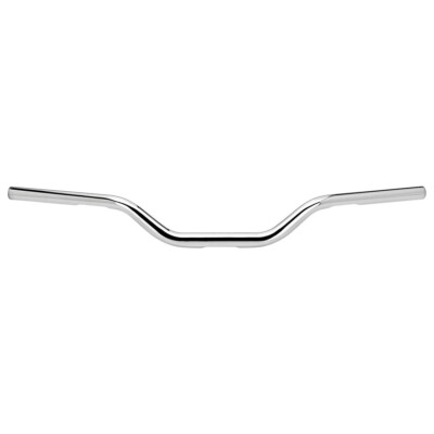 BILTWELL Handlebars Tracker O/S Mid Slotted Chrome for 1 1/8  Clamp 1  Controls