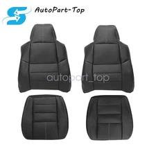 08-10 For Ford F350 Super Duty Lariat Driver & Passenger Top & Bottom Seat Cover