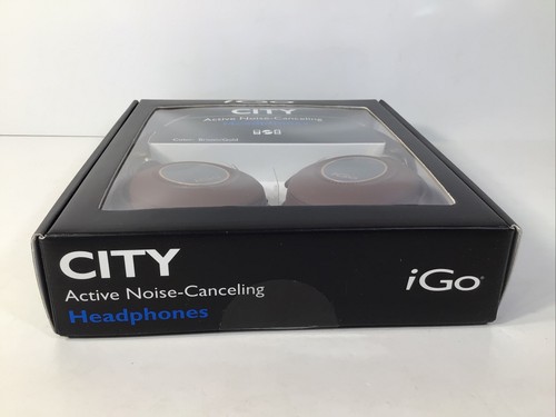 I Go CITY Active Noise-Canceling Headphones ~Brown/Gold ~ NEW ~FREE SHIPPING - Picture 7 of 15