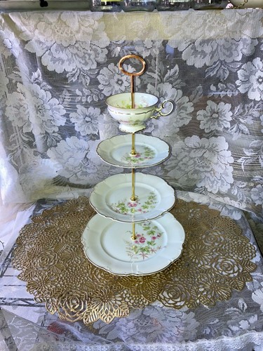 Cake Stand, Macaroon, Cookies, Muffin, Tea Party, Tiered Cake Stand, Tea Cup Set - Picture 2 of 7