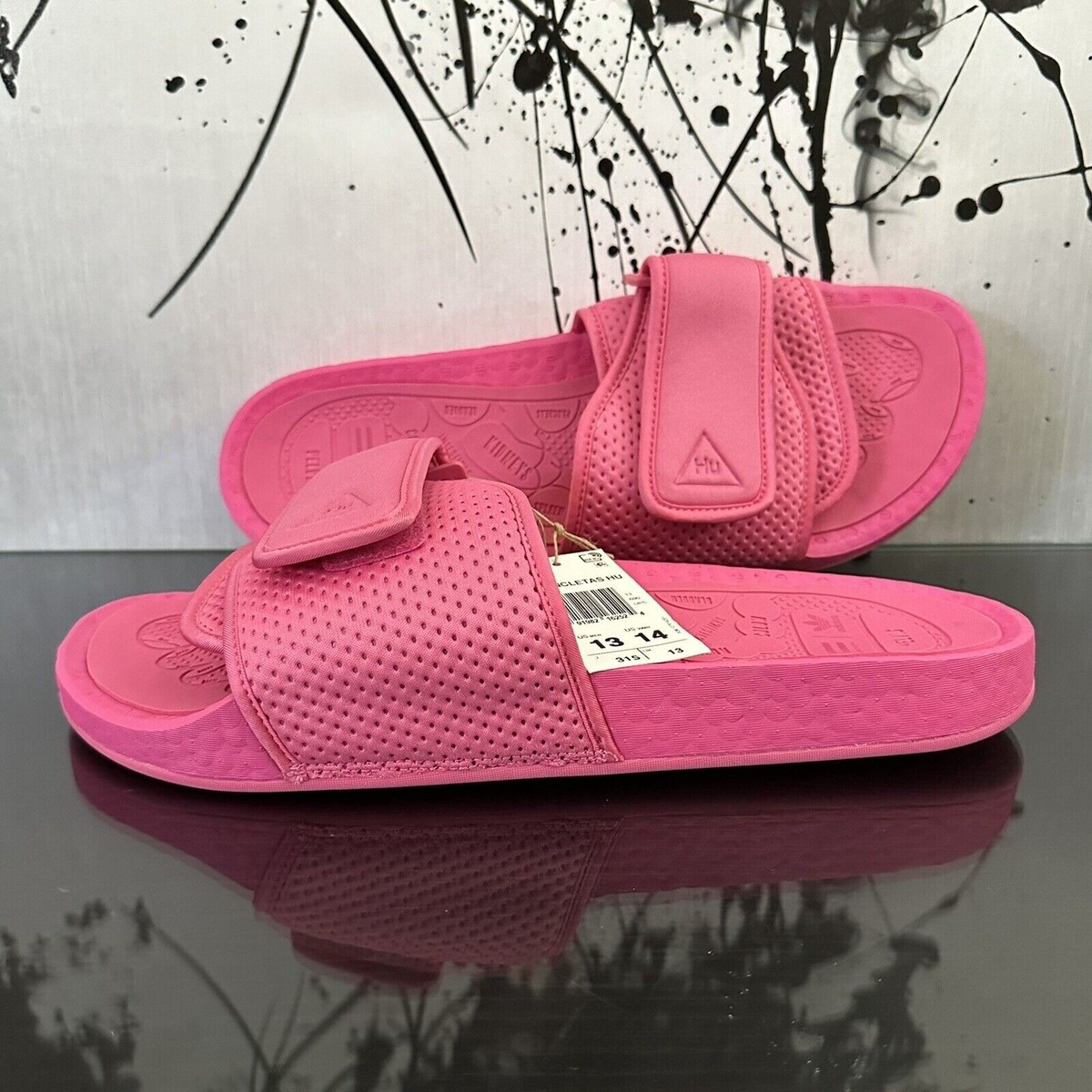 Adidas Boost Slides Humanrace HU Pharrell Williams Pink FV7289
Men\'s‎ Size 10 Adidas X Pharrell Chancletas HU Unisex | Mercari main image 3