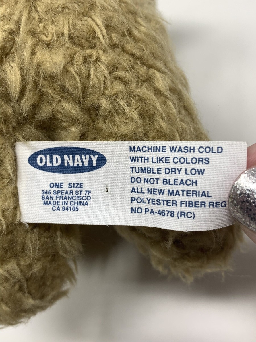 Old Navy Puppy Dog With Blue Bandana Plush Stuffed Animal Soft Toy