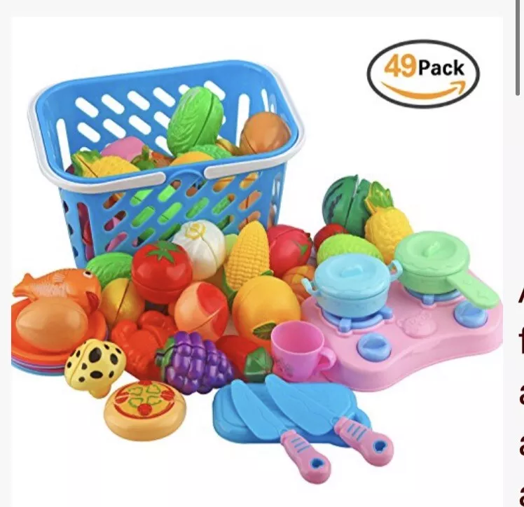 Plastic play hotsell food for toddlers