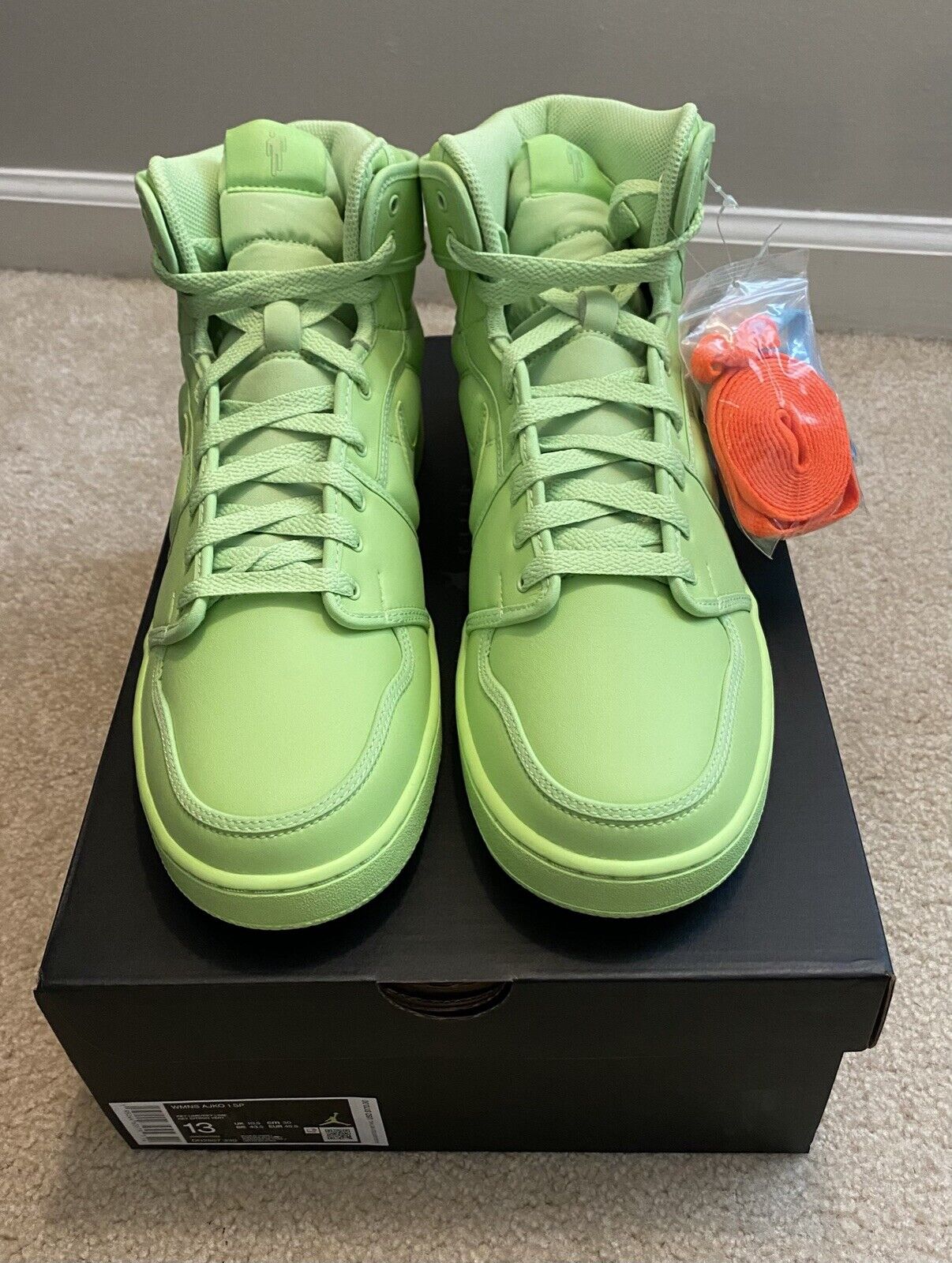 jordan 1 off white green