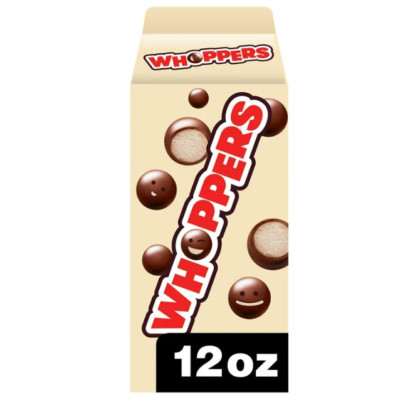 Whoppers Malted Milk Balls Candy, Box 12 oz, Pack of 3