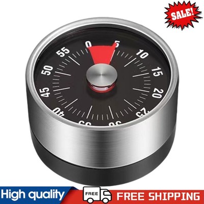 60 Minuten visueller Timer mechanisch magnetisch für Unterricht Meeting Kochen Arbeiten 