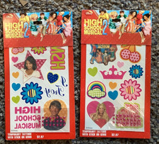 2 paczki Disney High School Musical 2 tymczasowe tatuaże z klejnotami D