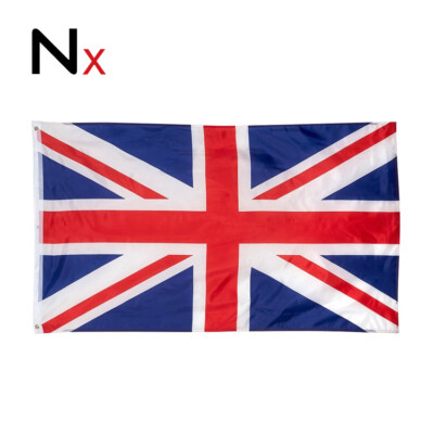 5X3 FT Large UK Union Jack FLAG Great Britain Fabric Polyester - Foto 5