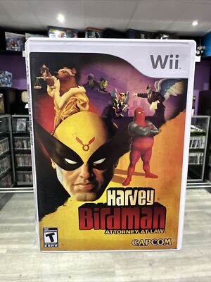 Harvey Birdman: Attorney at Law (Nintendo Wii, 2008) CIB Complete Tested!