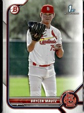 2022 Bowman Draft 1st Edition #BD-124 Brycen Mautz