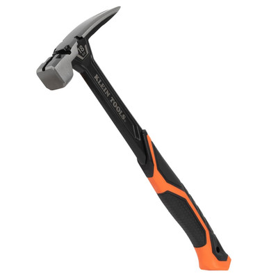 Klein Tools H80918S Smooth Face Framing Hammer Straight Claw 18-Ounce Forged