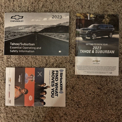 #ad 2023 Chevrolet Tahoe Suburban Owner’s Manual $49.95