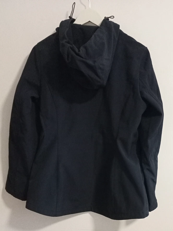 NAUTICA Mens Womens Vintage Navy Blue Zipped Hooded Rain Jacket Size Large - Image 2 of 4
