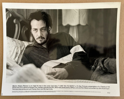 Vintage, Original 1990 - KEANU REEVES ''I Love You To Death'' Studio Press Photo