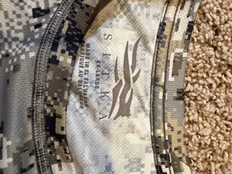 Sitka Hombre XXL Manga Larga Optifade Elevado Núcleo Ligero Crew  Foto 3 de 4