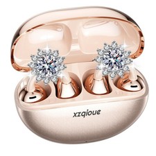 Jewelry-Inspired Clip On Earbuds,Comfortable Fit Open Ear Clip-On Headphones,...