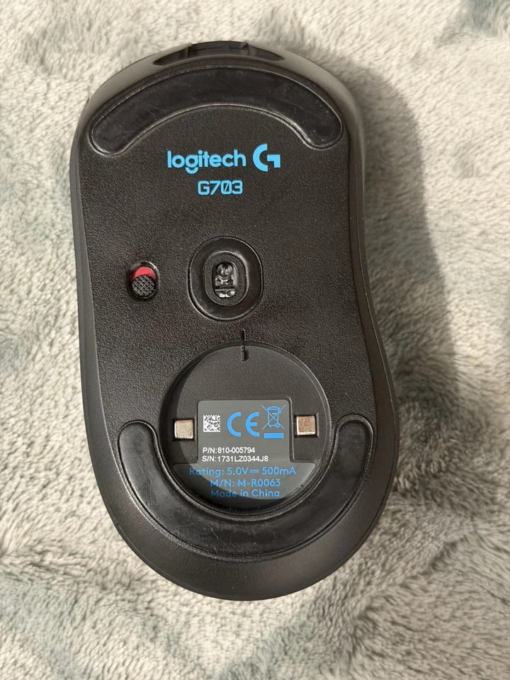 Logitech G703 Mouse Gaming Wireless Nero - Immagine 4 di 4