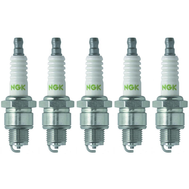 NGK Spark Plug 4838 5-PACK V-Power BP8H-N-10 14mm Copper/Nickel, Flat, 8