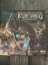 Fantasy Flight Games RWM01 Runewars Miniature 2 Players Game opened but complete