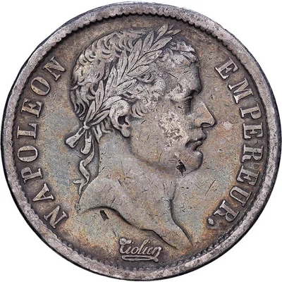 France, Napoléon Ier, 2 Francs, 1808, Paris, Argent, TTB, Gadoury:500 - Photo 1/2