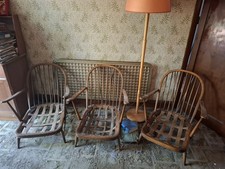 Joblot X3 Mid Century Ercol 203 Armchairs, Sold As Seen, Bargain