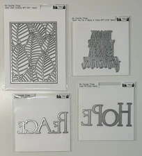 Reproduction Dies - MY FAVORITE THINGS -  Random Lot of 4 Die Sets - Free Ship