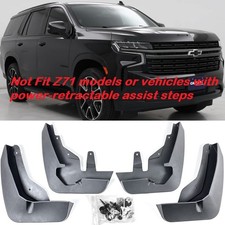 Full Set 4pc For 21-up Suburban Tahoe Mud Flap Rock Fender Splash Guard Oe Style Full Set 4pc For 21-up Suburban Tahoe Mud Flap Rock Fender Splash Guard Oe Style