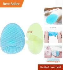 Gentle Exfoliating Silicone Face Scrubber for Smooth Skin - Dual-Sided Design