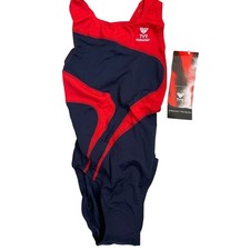 TYR Durafast YOUTH Alliance T-Splice MaxBack 1pc Swimsuit Red Size 26 - 70
