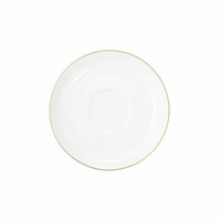 Seltmann Weiden Liberty Teeuntertasse Untertasse Unterteller Goldrand Ø 13 Cm