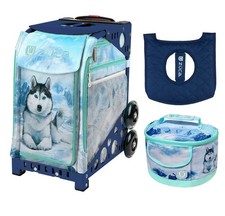 Zuca Sport Bag - Husky with Lunchbox and Seat Cover Navy Frame 