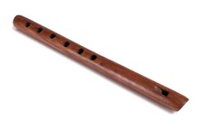Flauto in legno lord krishna bansuri strumento musicale, decorazione casa 13 pollici