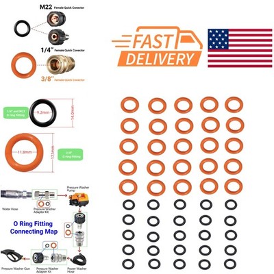 Professional Grade O Ring Kit for Pressure Washers with Quick Connect Fittings