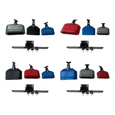 3-Piece Cowbell Drum Set Clamp Percussion Block Mounting Bracket PP Material for