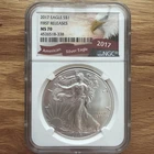 2017 American Silver Eagle NGC MS-70 FIRST RELEASES