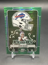 2024 Contenders Optic X’s And O’s Green Pulsar JOSH ALLEN 14/30 BUFFALO BILLS 🔥