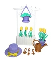 Barbie GARDENIN' PRETTY DRESS 'N PLAY SET Mattel 1996 Replacement Parts