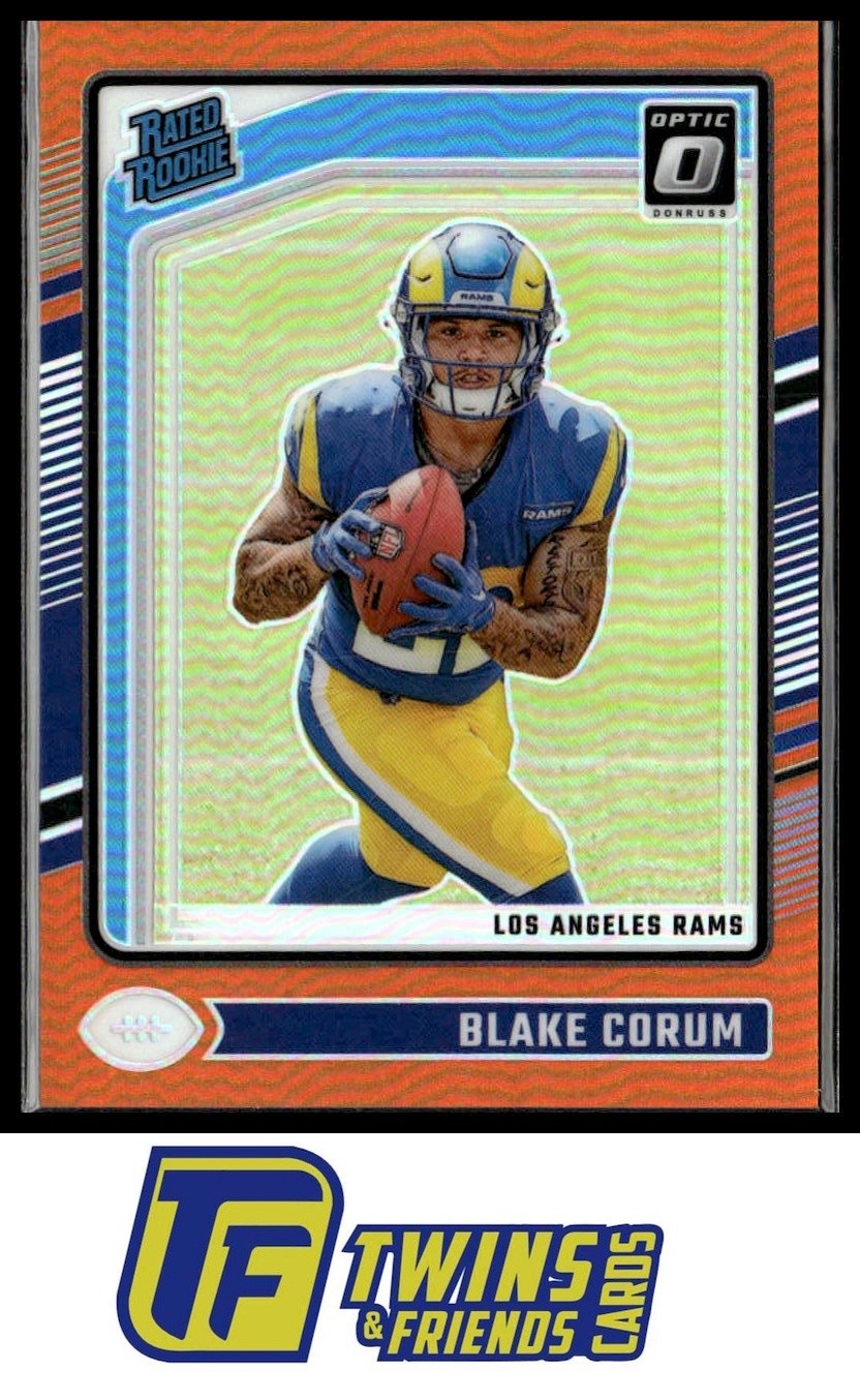 2024 Donruss Optic #208 Blake Corum Orange #/249