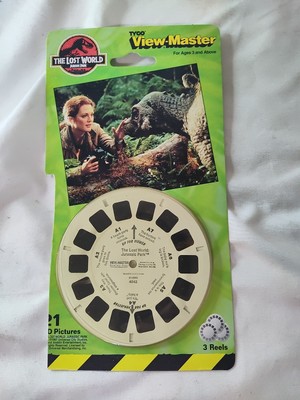 Jurassic Park The Lost World View-Master 3D Pictures Reels Set New Sealed 1997