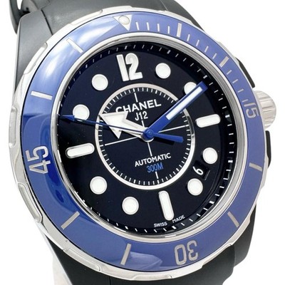 CHANEL H2559 J12 Marine Watch Ceramic Rubber Automatic Black Dial