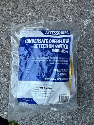 Condensate Overflow Safety Switch Model ACS-2 / Little Giant Low Voltage Switch