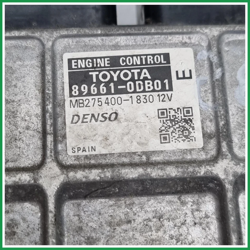 Centralina Iniezione Denso MB275400-1830 Toyota Yaris France III 896610DB01 2009 - Immagine 3 di 4